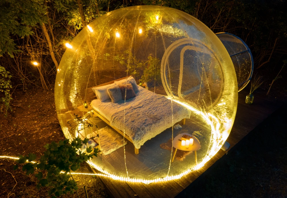 the bubble tent